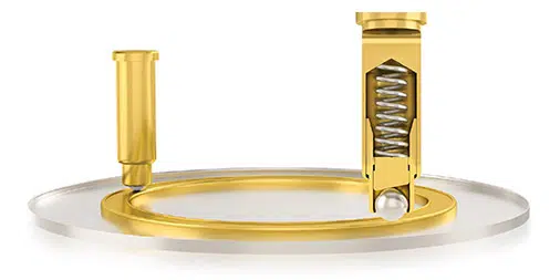 3D-Rolling-Pin-Federkontakt Rolling Pin Ball Head Federkontakt