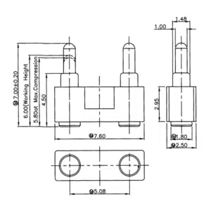Pogo Pin Connector SVPC F F182AA00 02MR