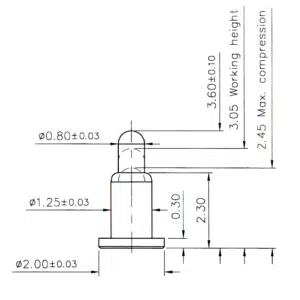 Federkontakt SVPC F F2557MF1