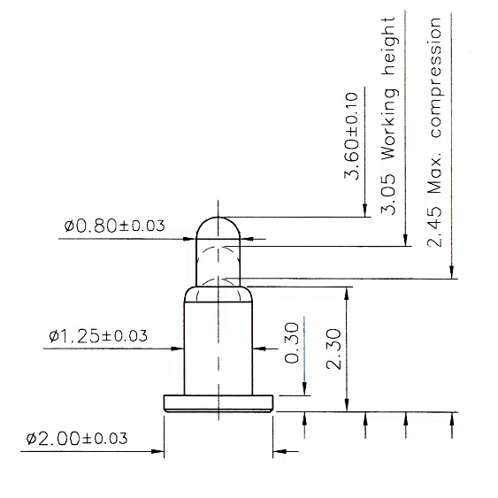 Federkontakt SVPC F F2557MF1