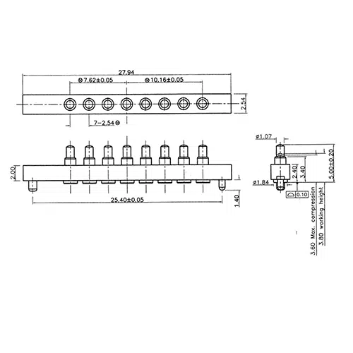 Pogo Pin Stecker SVPC F F294AA02 08HP