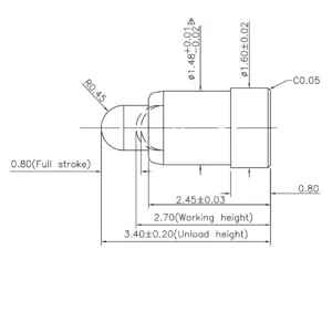 Pogo Pin, Batterieladekontakt SVPC F H072M0