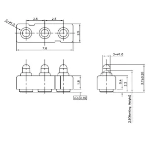 Batterieladekontakt Stecker SVPC F H073M0 03EMR