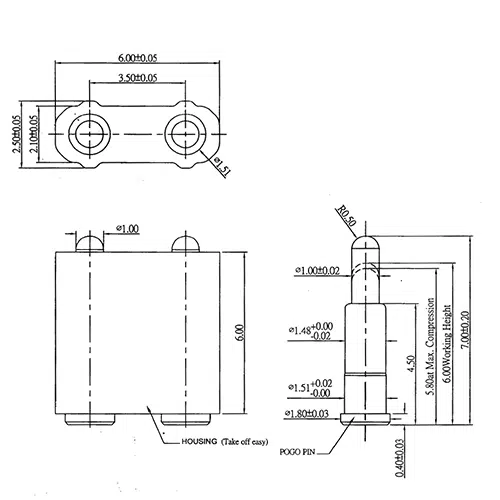 Pogo Pin Connector SVPC F H171M0 H02CHR