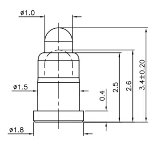 Pogo Pin, Batterieladekontakt SVPC F N002M5