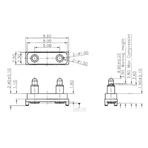 Pogo Pin Stecker SVPC F N005M6 02AMR