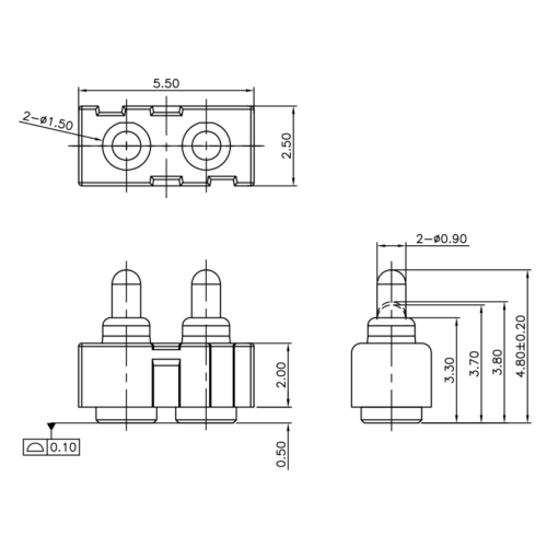 Batterieladekontakt Stecker SVPC F N005M8 02BMR