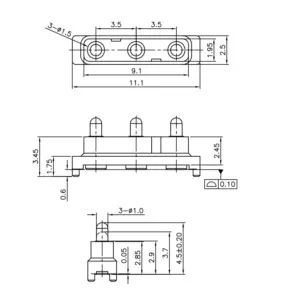 Batterieladekontakt Stecker SVPC F N103M6 03AMR
