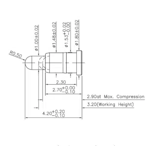 SVPC F N200M4 Federkontakt