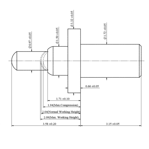 Pogo Pin SVPC P P08141PH2