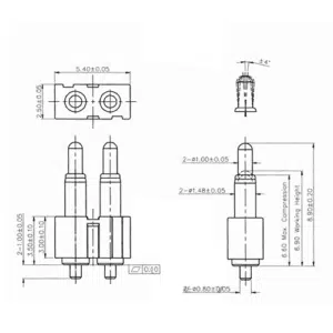 Federkontakt Stecker SVPC P P1231AA02 02AMR