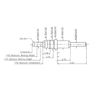 Federkontakt Federkontakt Stecker SVPC-P-P782AA01 Federkontakt, Pogo Pin, Batterieladekontakt SVPC P P782AA01