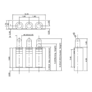 Federkontakt Stecker SVPC-R-H016M2-H03ARR Federkontakt Stecker SVPC R H016M2 H03ARR