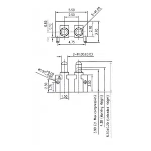 Federkontakt Stecker SVPC R H036M0 H02CRR