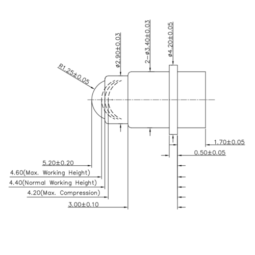 Federkontakt, Pogo Pin SVPC RP P08435PP1