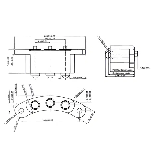 Federkontakt Stecker SVPC RP P5982MP53CHR
