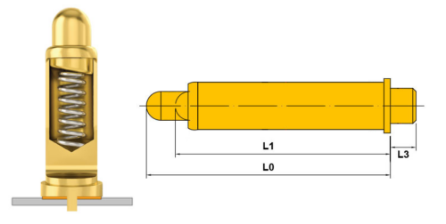 Plug In Type THT Federkontakt