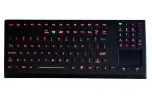 Hygienetastatur M390KP-TP-FN-DT mit Silikonoberfläche und Touchpad