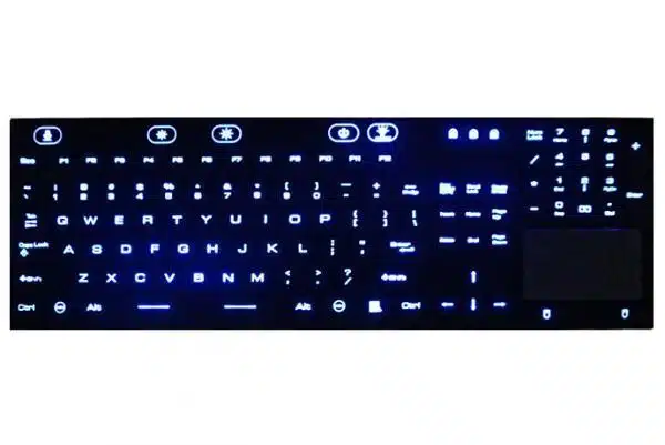 Silikontastatur NHKT-M408KP mit Touchpad