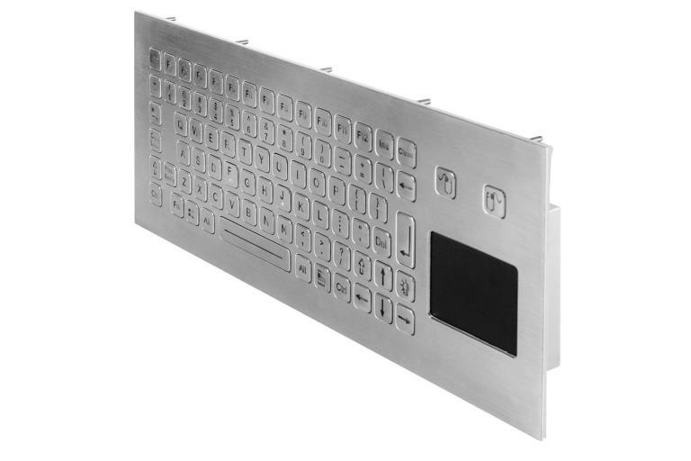 Metalltastatur mit Touchpad und FN-Tasten NHKT-B361-TP-FN-BL-DWP