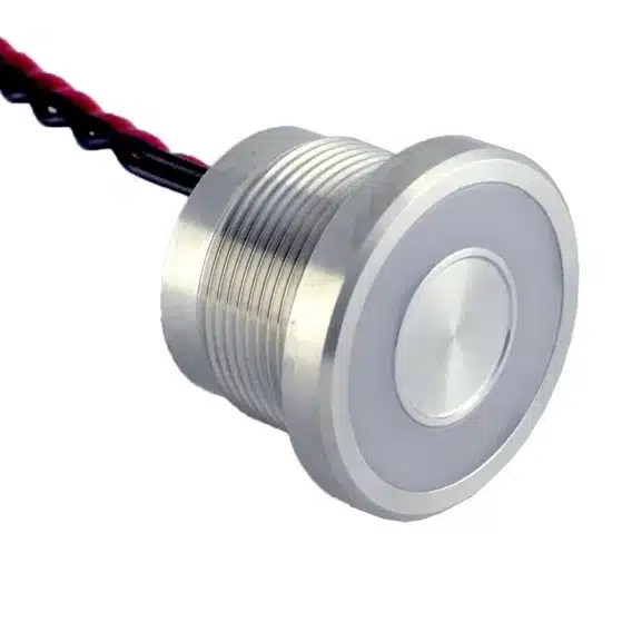 22mm Piezotaster mit LED Ring