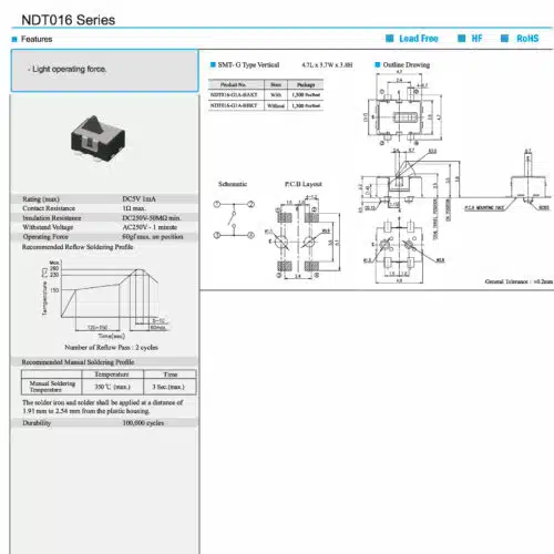 NDT016 Detect Switch