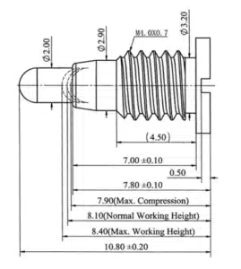Screw Pogo Pin SVPC-SC-P07652FH1