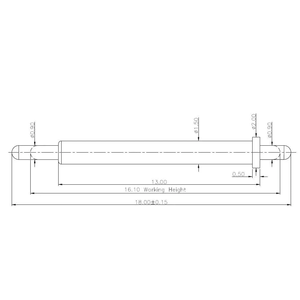 Doppelter Federkontakt SVXP-D-NC4743-01PA