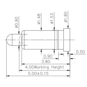 Federkontakt SVXP-F-NC3030-01PA