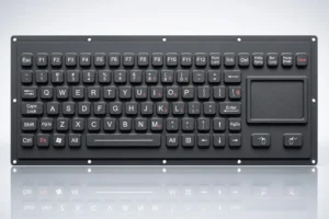 Robuste Spezialtastatur NHKT-M330TP mit integriertem Touchpad, Funktionstasten und zwei Maustasten